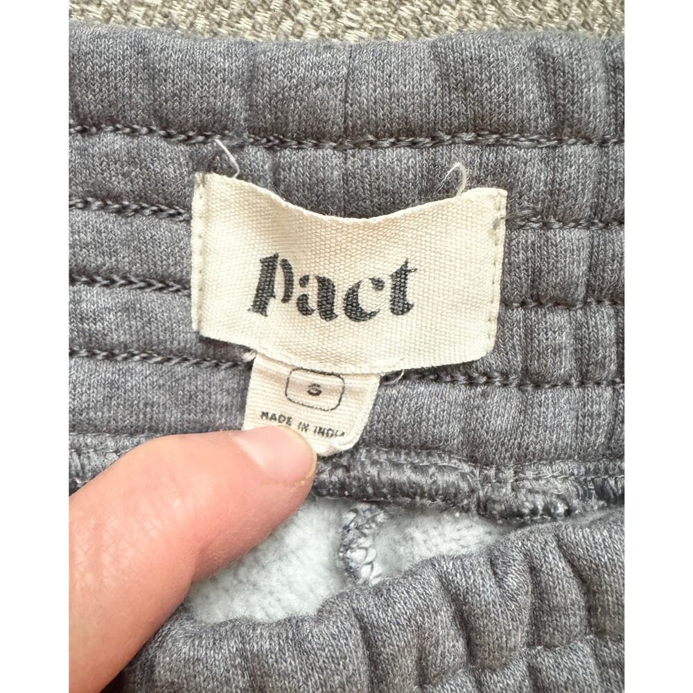 PACT Organic Cotton Airplane Wide Leg Sweatpants Lounge Size S - Picture 5 of 6